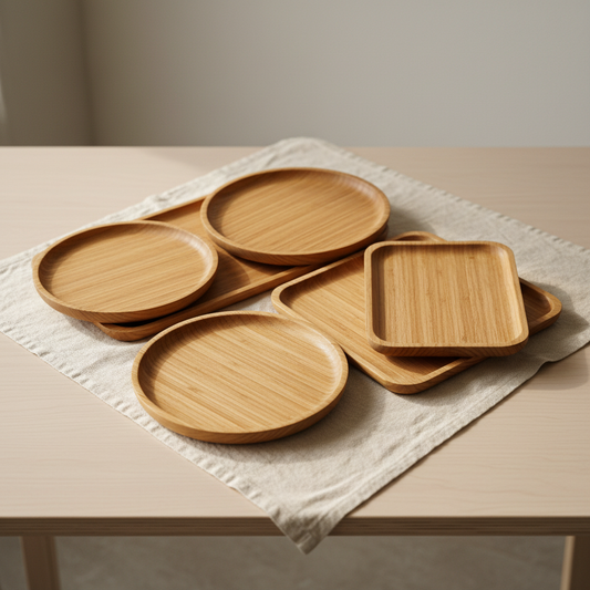 Holz-Servierplatte aus Buchenholz