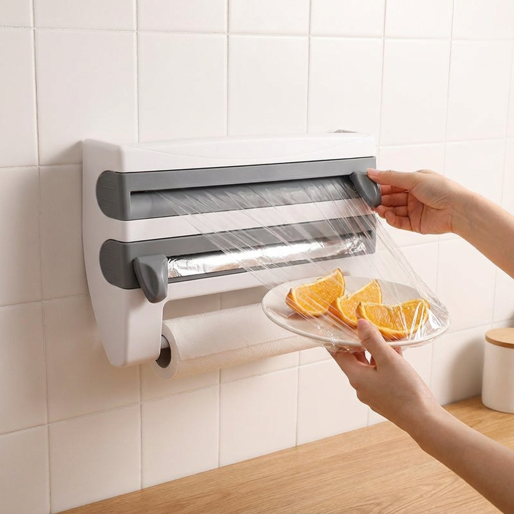 Wandspender für Folien und Küchenrollen