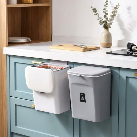 Hängemülleimer mit Schiebedeckel
