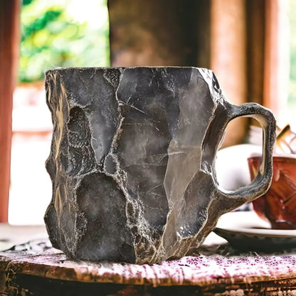 Mineral-Kristall-Kaffeetassen 350–450 ml – Handgefertigt, Spülmaschinengeeignet