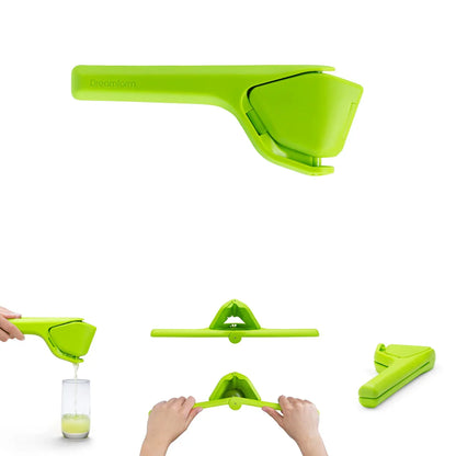 Zitronenpresse für Zitrusfrüchte – Mühelose Saftgewinnung, Ergonomisches Design, Kunststoff, 22 x 8 cm