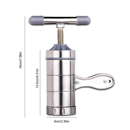 Pasta Presse | Antihaft | Vielseitige Formen | Metall