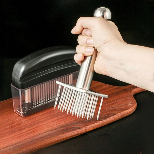 Fleischklopfer | Antihaft | Gleichmäßige Zartheit | Edelstahl