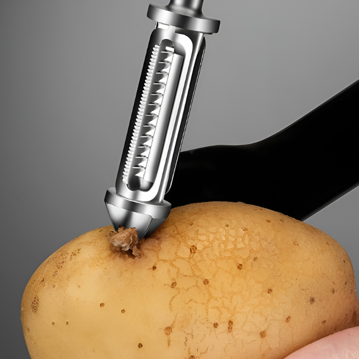 Multifunktionaler Gemüseschäler Edelstahl 18,3 cm für Gemüse und Obst