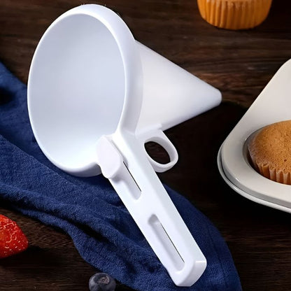 Teigausgießer für präzises Backen, Teigflüssigkeit-Kontrolle, ideal für Pfannkuchen, Cupcakes und mehr, 21 x 13,5 cm
