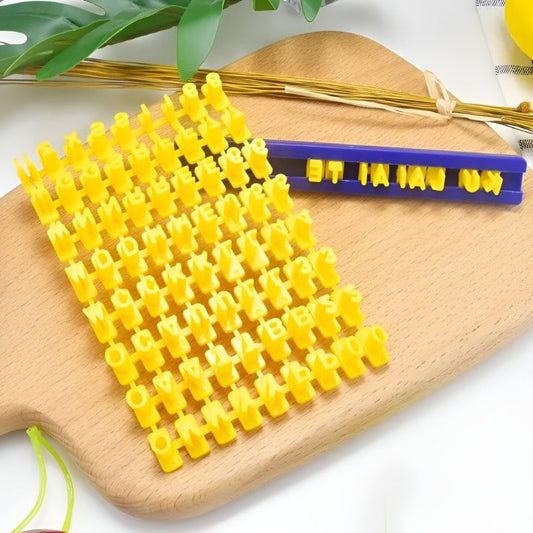 Stempel-Set für Backwaren – 162 Teile Buchstaben & Zahlen für personalisierte Kekse, Kuchen &amp; Torten