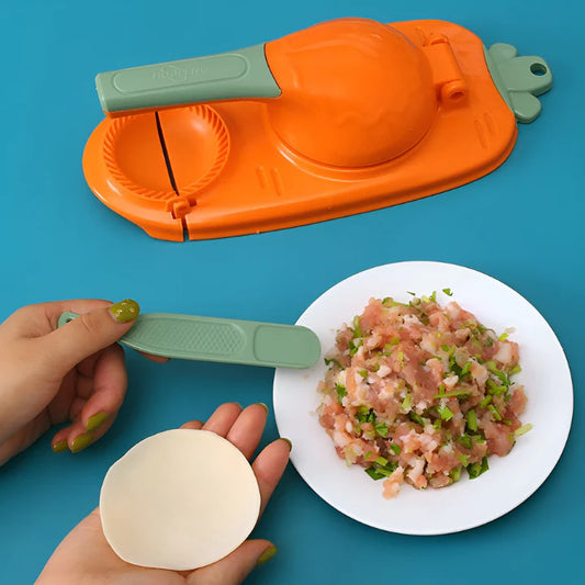 DIY Dumpling Maker - Teigtaschenformer für Maultaschen & Ravioli, Schnell und Einfach, Kunststoff, Spülmaschinenfest