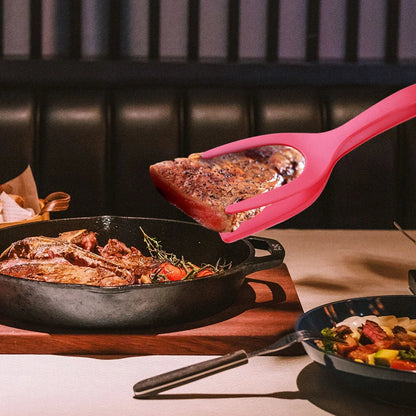 Grillzange | Antihaft | Vielseitige Anwendung | Silikon