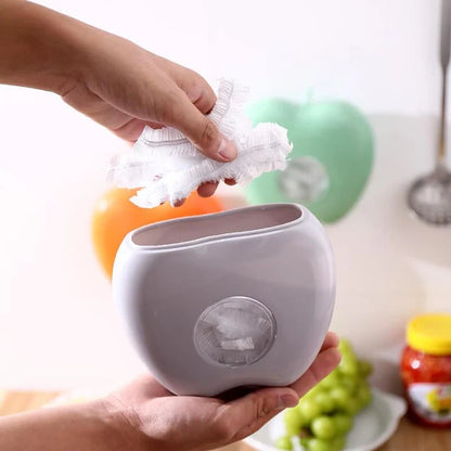 Folien-Aufbewahrungsbox für Plastikfolie und Alufolie, mit Schneidebalken, kompakt und platzsparend
