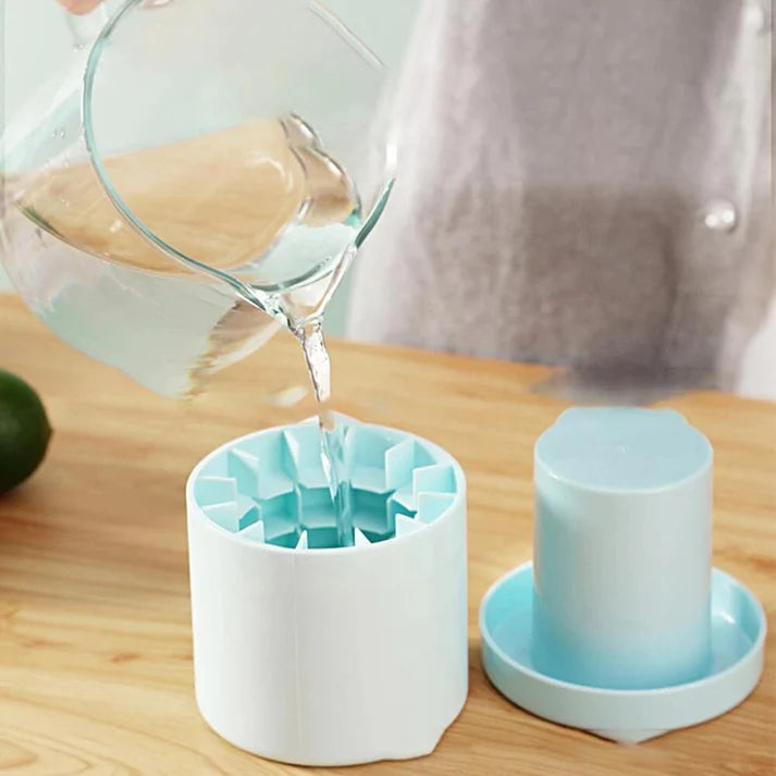 Silikon Eiswürfelform für große Eiswürfel – Flexibel und Lebensmittelecht