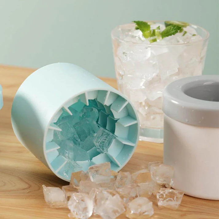 Silikon Eiswürfelform für große Eiswürfel – Flexibel und Lebensmittelecht