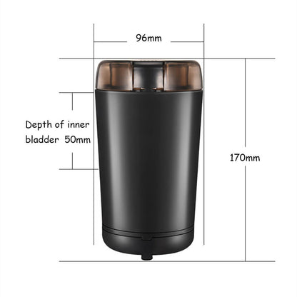 Elektrischer Mini-Schleifer aus Edelstahl für Gewürze, Kräuter und Kaffee, 50ml, Kompakt und Einfach zu Bedienen