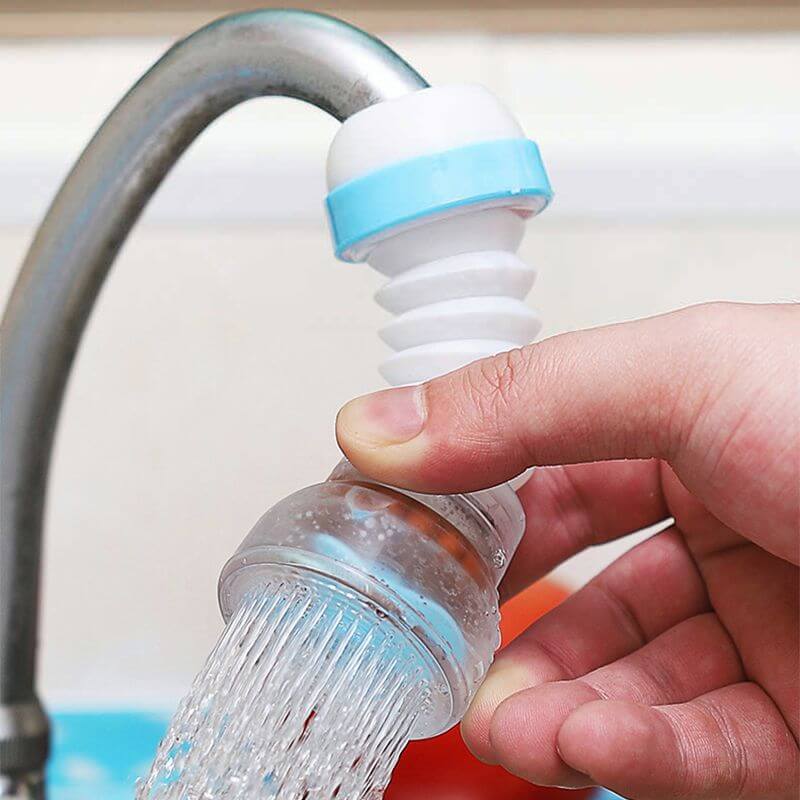 Set of 4 – 360 Grad Drehbarer Sprühkopf mit Filter – Flexibles Zubehör für Wasserhahn Küche