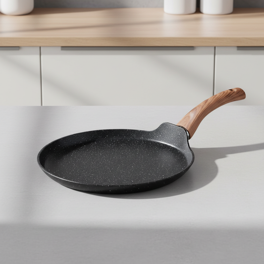 24-cm Aluminium-Pfanne mit Granit-Antihaftfläche