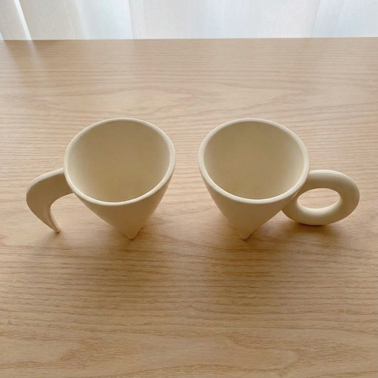 Handgefertigte Keramiktasse