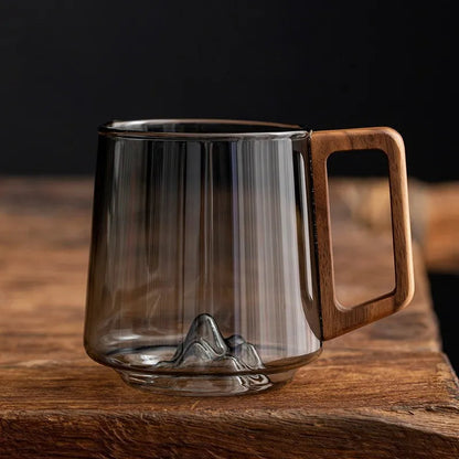 Glasbecher Set | Antihaft | Hitzeschutz 250°C | Borosilikatglas (2 Stück)