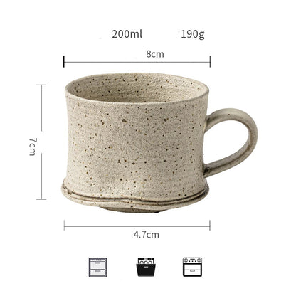 Latte Tasse | Antihaft | Gleichmäßige Wärmeverteilung | Keramik