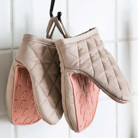 Ofenhandschuhe | Hitzebeständig | Sicherer Griff | Baumwolle
