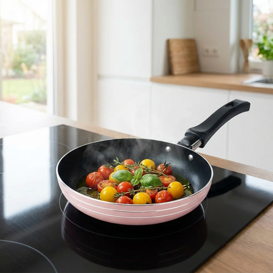 Kleine Bratpfanne aus Aluminium mit Antihaftbeschichtung