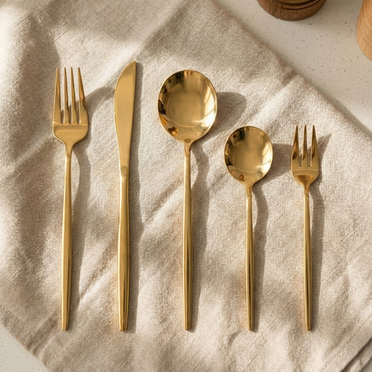 Besteckset aus Edelstahl – 30-teiliges Besteckset für 6 Personen