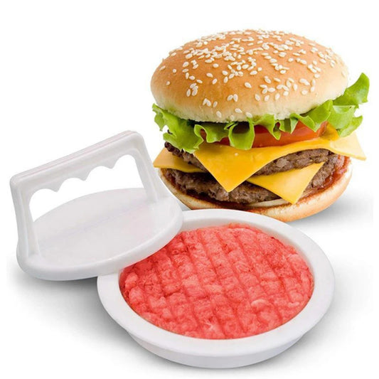 3 Stück Hamburger Presse Set - Plastik Burger Maker, Ideal für BBQ & Grillpartys, 4 Zoll Hamburger Patties, Spülmaschinenfest