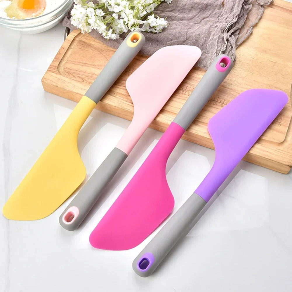 3er-Set Silikon Küchen-Spatel – Antihaft, Hitzebeständig, Vielseitig für Backen und Kochen