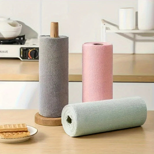 1 Rolle Küchenreinigungstücher, Staubfreie und Absorbierende Putztücher für Haushalt und Auto