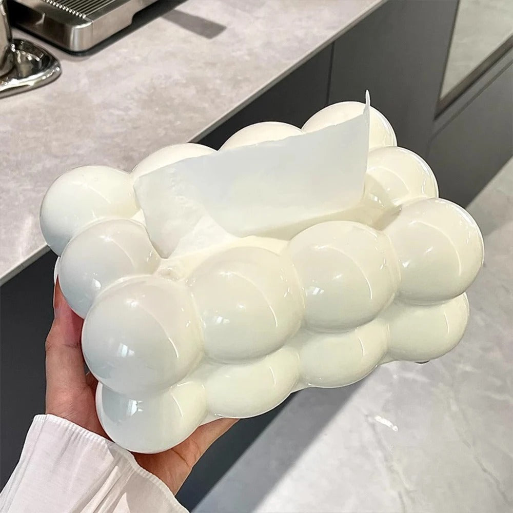 Tissue Box Organizer Cloud Design – Kreativer Handtuchspender für Wohnzimmer, Küche und Auto