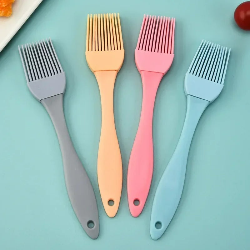 2er Set silikon Ölbarbecue Pinsel für Grillen, Kochen, Backen – hitzebeständig, vielseitig, Küchenutensilien für Öl, Saucen, Ei und Kräuter