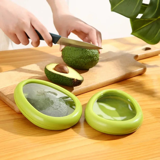 Aufbewahrungsbox für Obst und Gemüse – Frischhaltebox für Avocado, Zitrone, Tomate und Zwiebel – Küchenzubehör