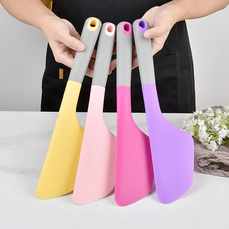 3er-Set Silikon Küchen-Spatel – Antihaft, Hitzebeständig, Vielseitig für Backen und Kochen