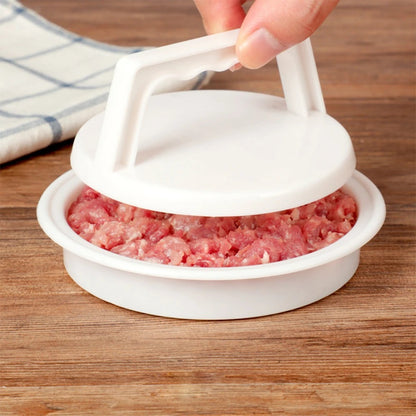 3 Stück Hamburger Presse Set - Plastik Burger Maker, Ideal für BBQ & Grillpartys, 4 Zoll Hamburger Patties, Spülmaschinenfest