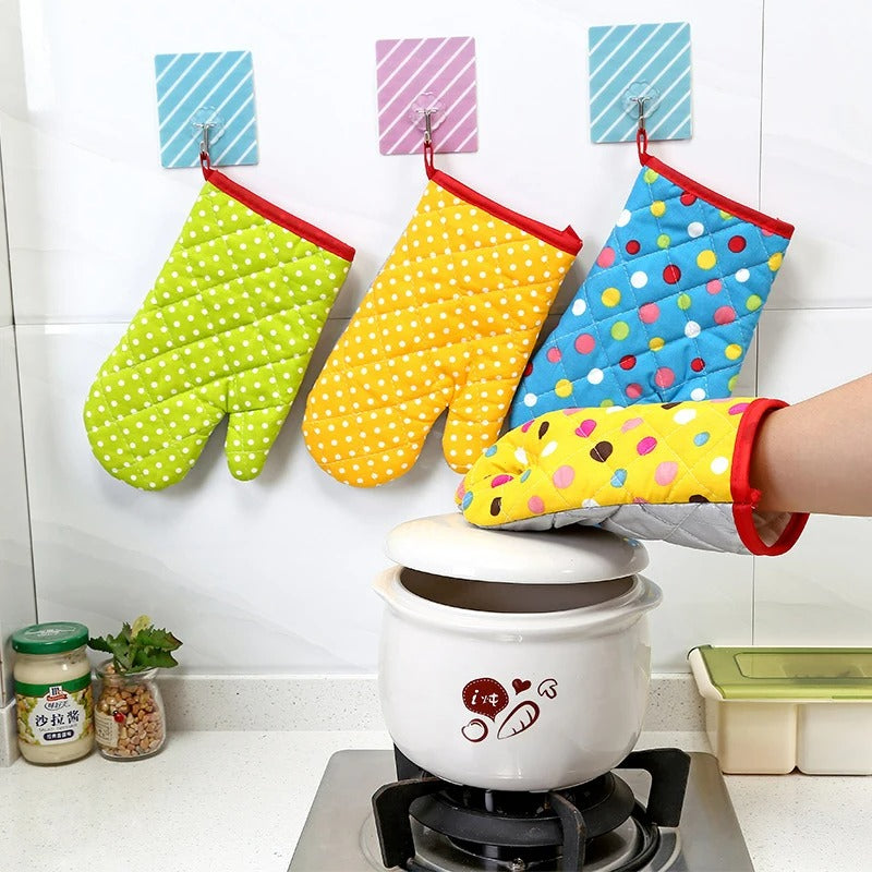 Magnetron Ofen Handschuhe, Isolierte Bakhandschuhe, Antislip & Hitzebeständig, Kreative Küche, 1 Paar