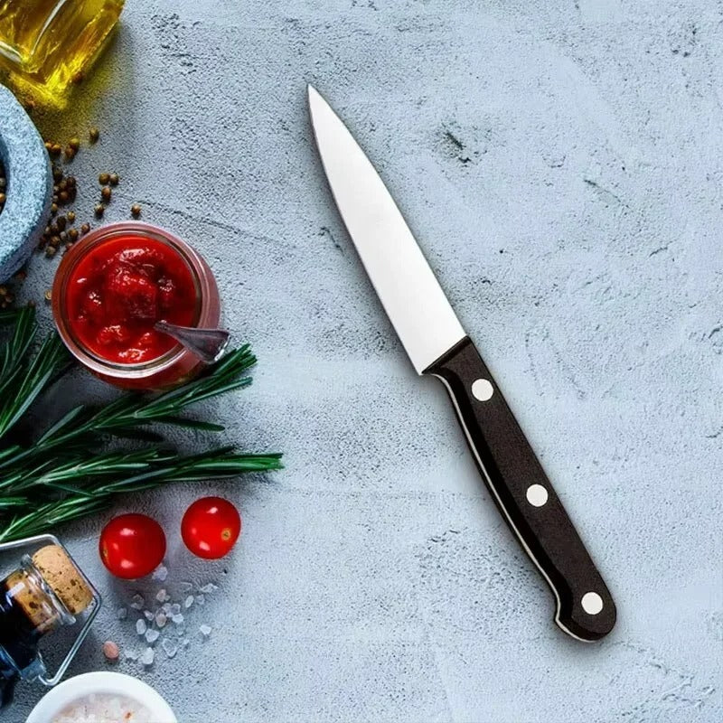 3er Set Küchenmesser Scharf – Edelstahl Obstmesser, Antihaft & Rostfrei, 18 cm