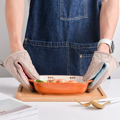 Fischförmige Silikon-Ofenhandschuhe, Hitzebeständige Küchenhandschuhe, Rutschfest, Multifunktionale Geschirrablage