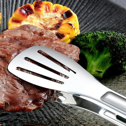 Roestvrijstalen Voedseltang BBQ Grill Klem, Antislip, Kleine, Medium, Grote Formaten - Keuken Gadgets