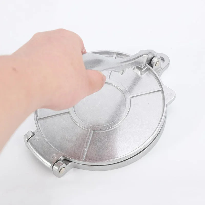 Tortilla Press Maker Aluminiumlegering, 16 cm – Handmatige Deeg Pers voor Maïstortilla's, Chapati, Roti, Naan, en Meer