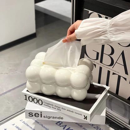 Tissue Box Organizer Cloud Design – Kreativer Handtuchspender für Wohnzimmer, Küche und Auto