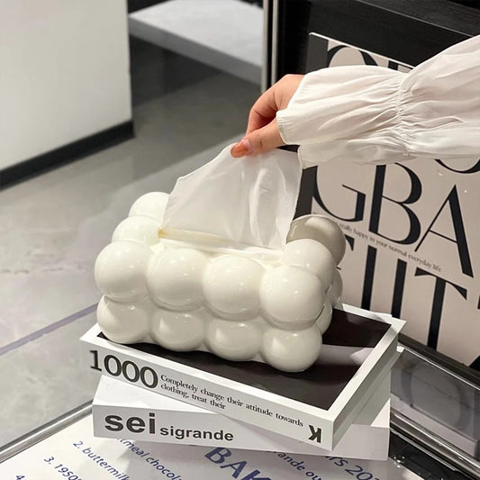 Tissue Box Organizer Cloud Design – Kreativer Handtuchspender für Wohnzimmer, Küche und Auto