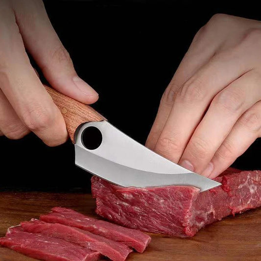 Handgeschmiedetes Küchenmesser – BBQ Hackmesser, Schlachtermesser, Allzweckmesser für Fleisch, Gemüse und Obst