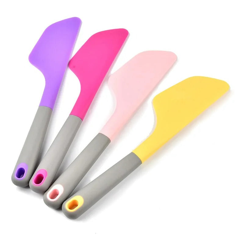 3er-Set Silikon Küchen-Spatel – Antihaft, Hitzebeständig, Vielseitig für Backen und Kochen