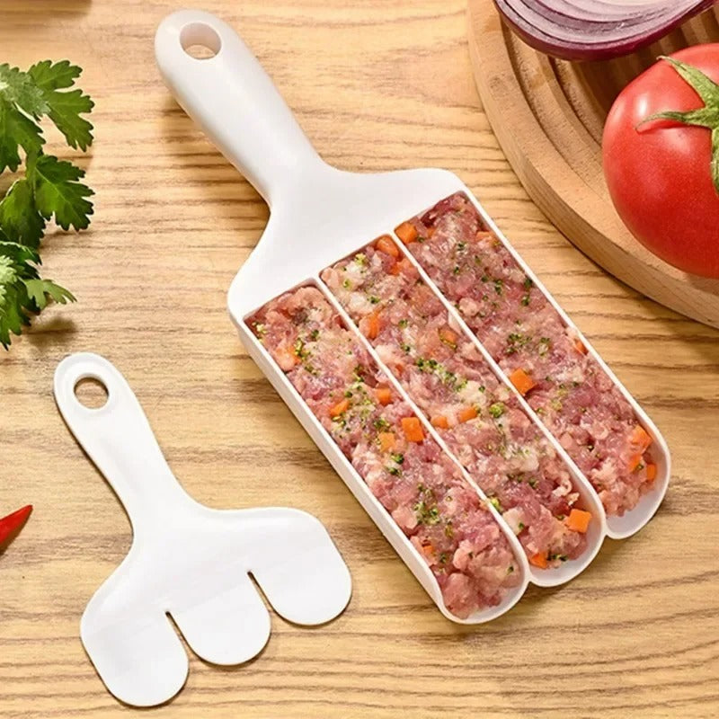 Reis-Maultaschen-Maker – Fleischbällchen-Werkzeug für Fisch, Rindfleisch und Maultaschen, Küchen-Squeeze-Werkzeug