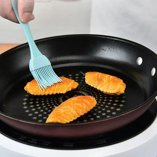 2er Set silikon Ölbarbecue Pinsel für Grillen, Kochen, Backen – hitzebeständig, vielseitig, Küchenutensilien für Öl, Saucen, Ei und Kräuter