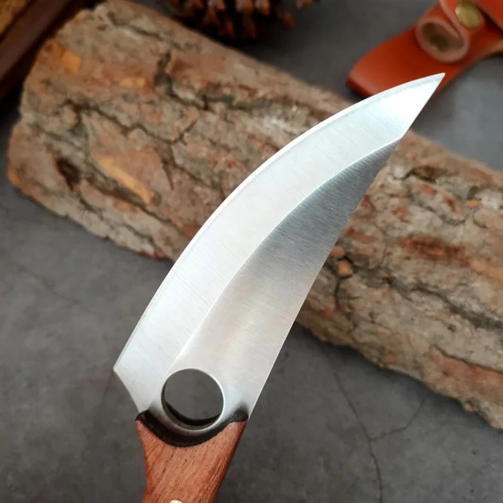 Handgeschmiedetes Küchenmesser – BBQ Hackmesser, Schlachtermesser, Allzweckmesser für Fleisch, Gemüse und Obst