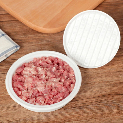 3 Stück Hamburger Presse Set - Plastik Burger Maker, Ideal für BBQ & Grillpartys, 4 Zoll Hamburger Patties, Spülmaschinenfest