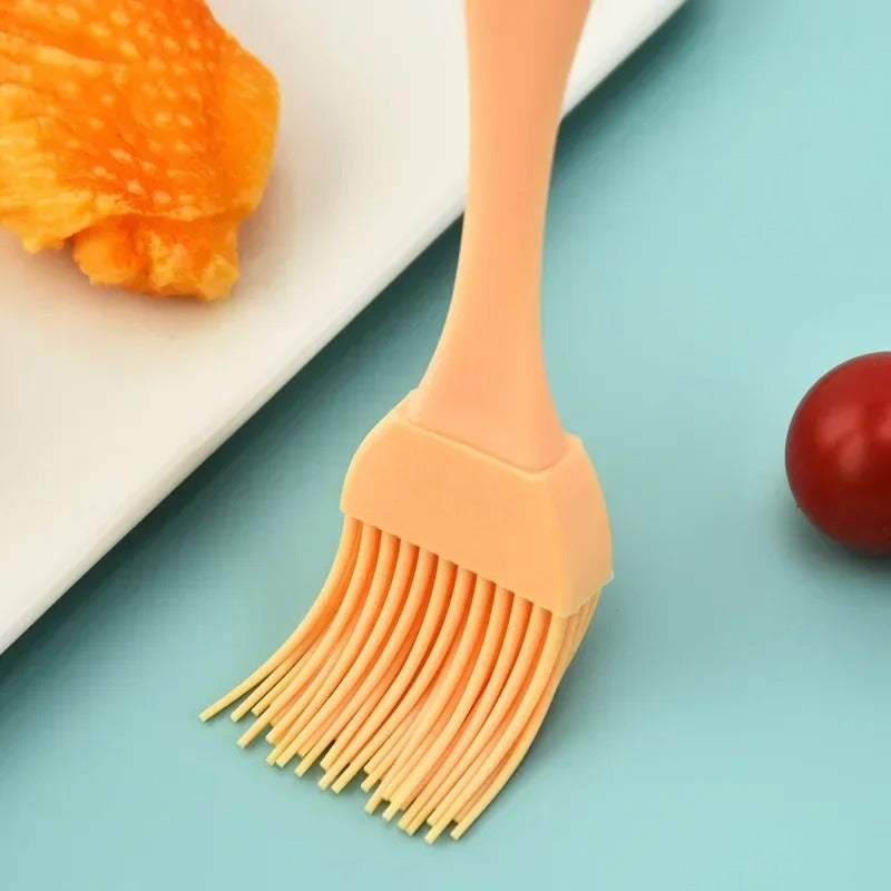 2er Set silikon Ölbarbecue Pinsel für Grillen, Kochen, Backen – hitzebeständig, vielseitig, Küchenutensilien für Öl, Saucen, Ei und Kräuter