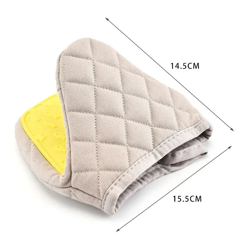 Küchen Wärme-Isolations-Silikonhandschuh – Anti-Rutsch Design, Hitzebeständig und Leicht zu Reinigen