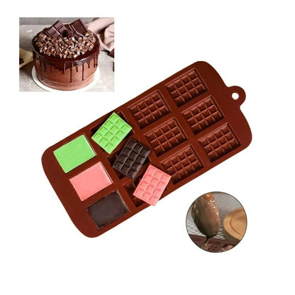 Lebensmittelechtes Silikon Herzform Kuchenform, Multifunktionale Dekorative Backform – Herz, Rechteck, Blume, Letters