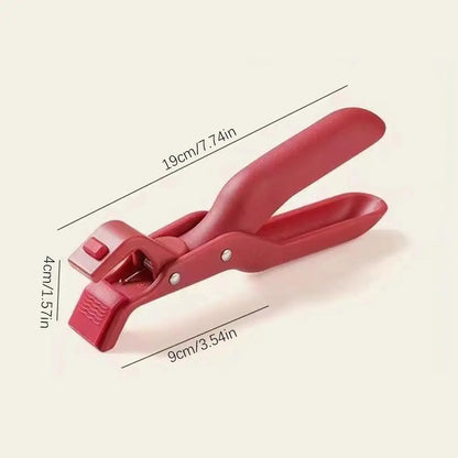 Multifunktionale Anti-Scald Bowl Holder Clip – Silikon & Nylon, Rutschfestes Küchenzubehör