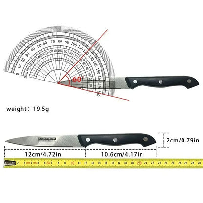 3er Set Küchenmesser Scharf – Edelstahl Obstmesser, Antihaft & Rostfrei, 18 cm